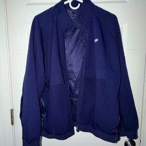 Women's Figs Sydney Scrub Jacket in Navy